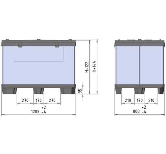 Ventajas de usar contenedores de plástico - Ribawood